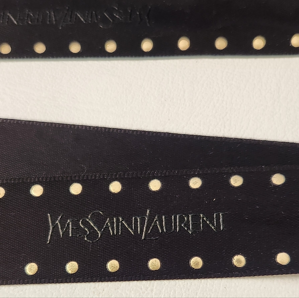 YSL Blue Graphic Gift Box with Black & Gold Ribbon - Picture 3 of 12
